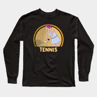 Woman Tennis Long Sleeve T-Shirt